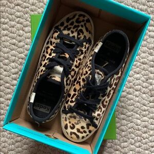 Kids Keds x Kate Spade Leopard Print Sneakers